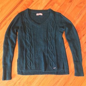 Green Hollister pullover Sweater